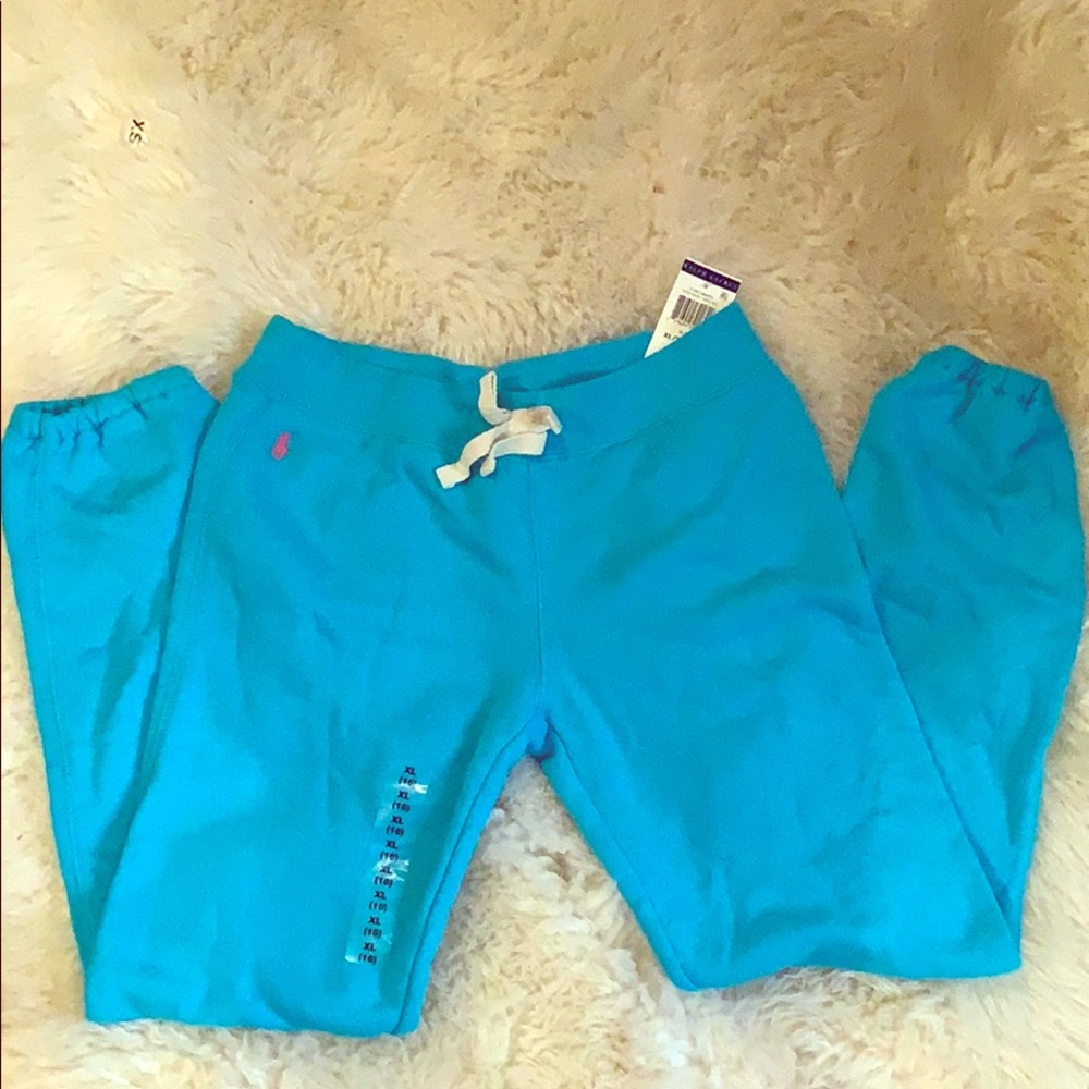 Light Blue Ralph Lauren Sweat Pants